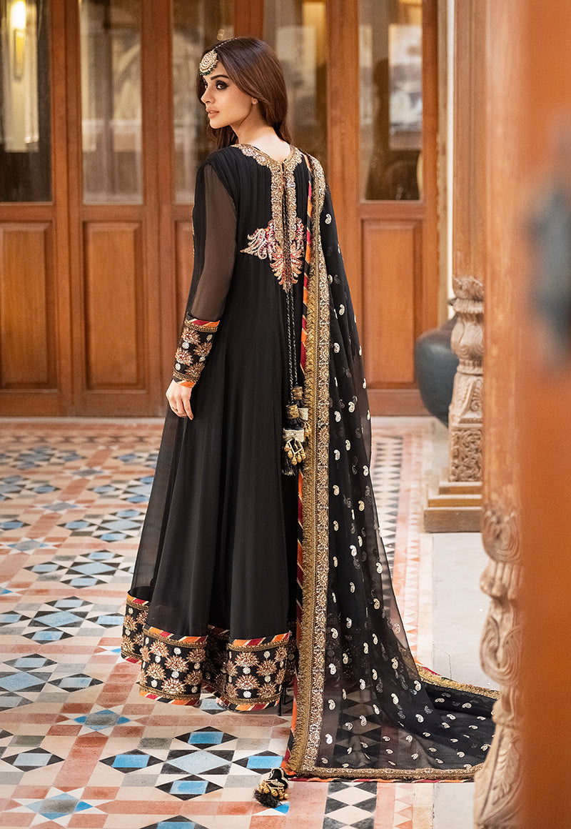 Elegant Chiffon Maxi – DESI LIBAS